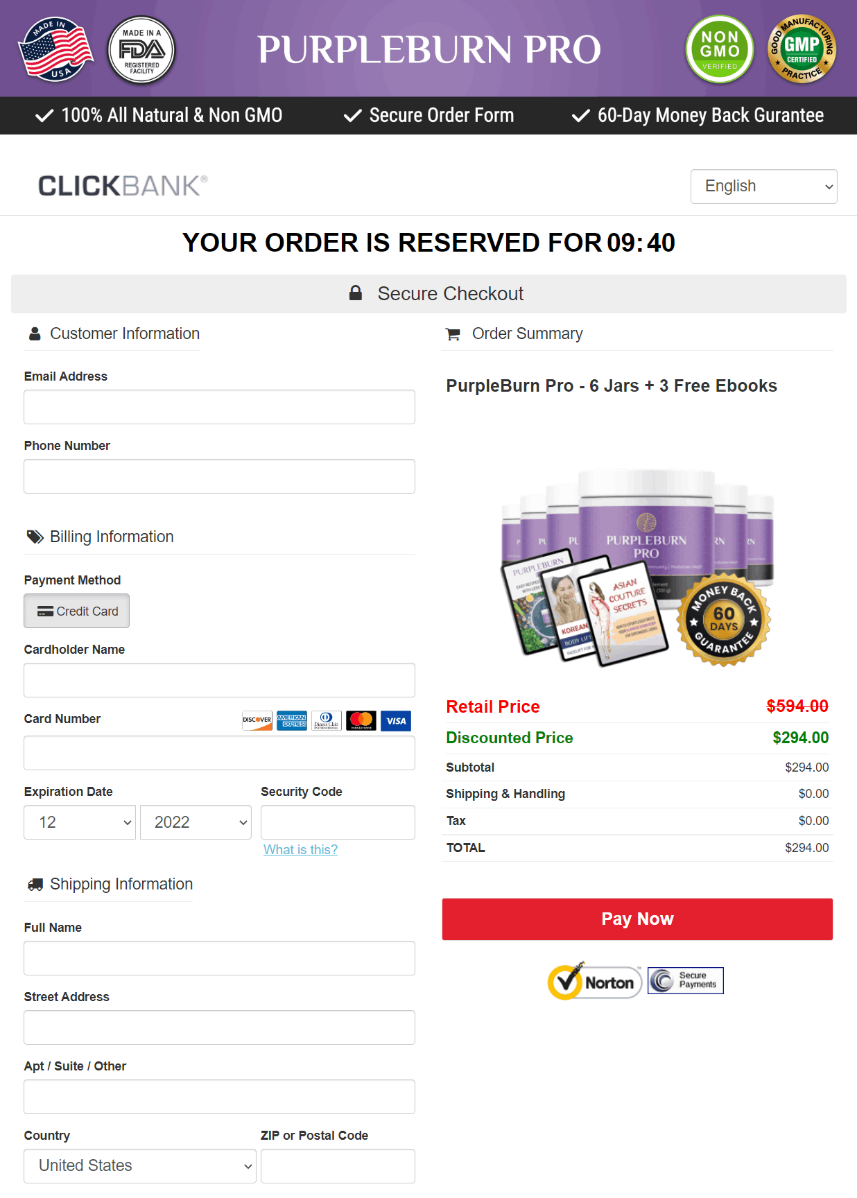 PurpleBurn Pro order